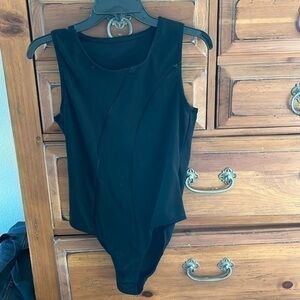 Black Bodysuit Size Large NWOT